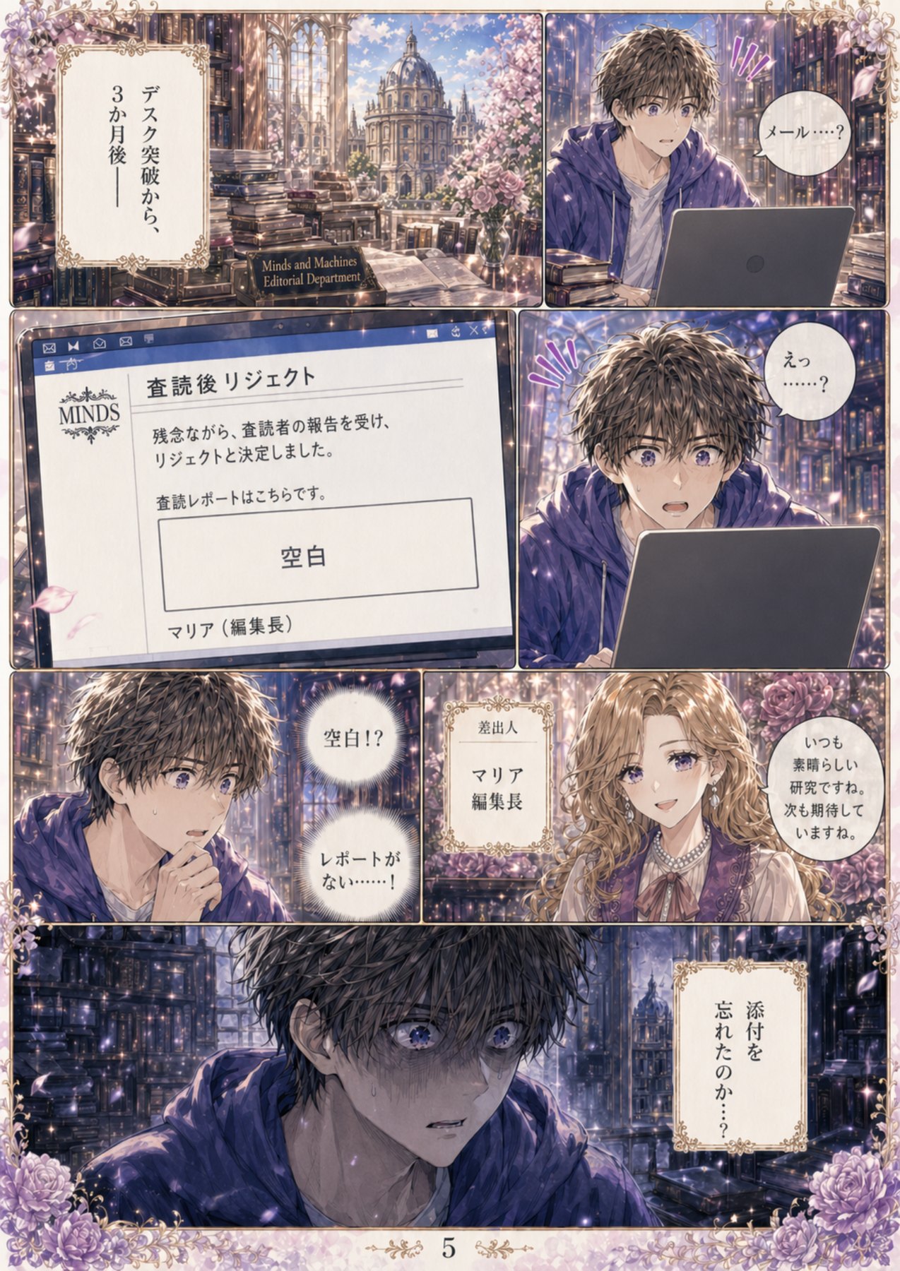Minds and Machines case manga Page 5