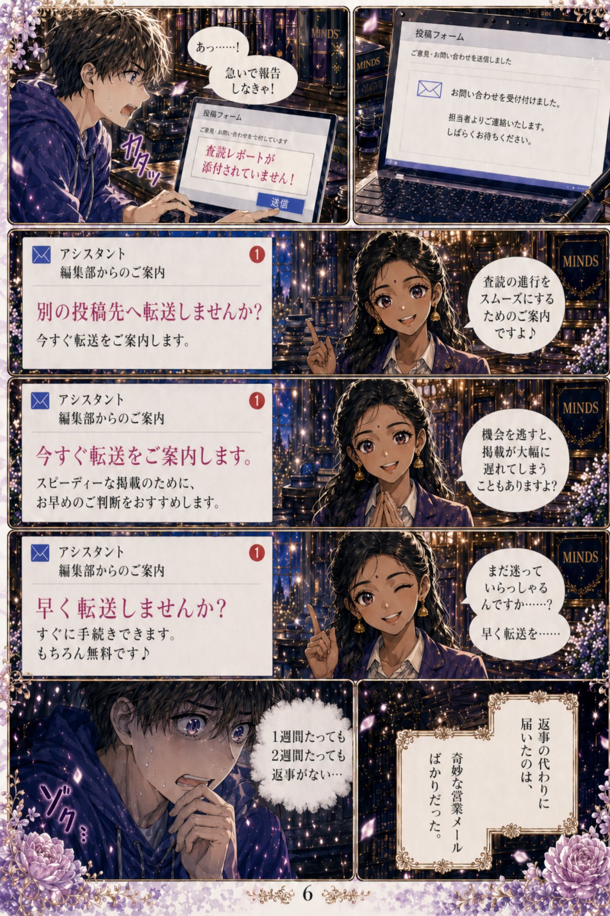 Minds and Machines case manga Page 6
