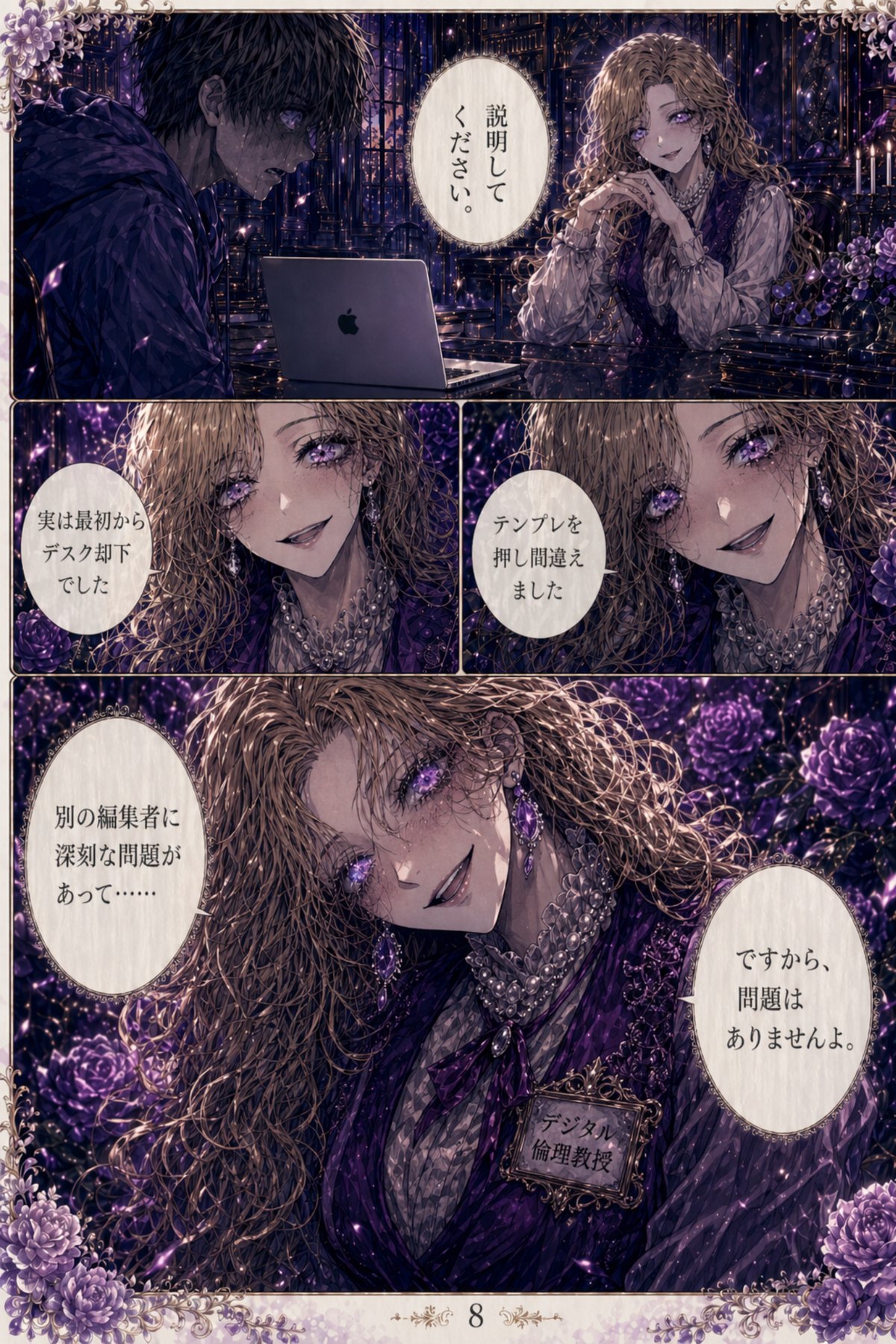 Minds and Machines case manga Page 8